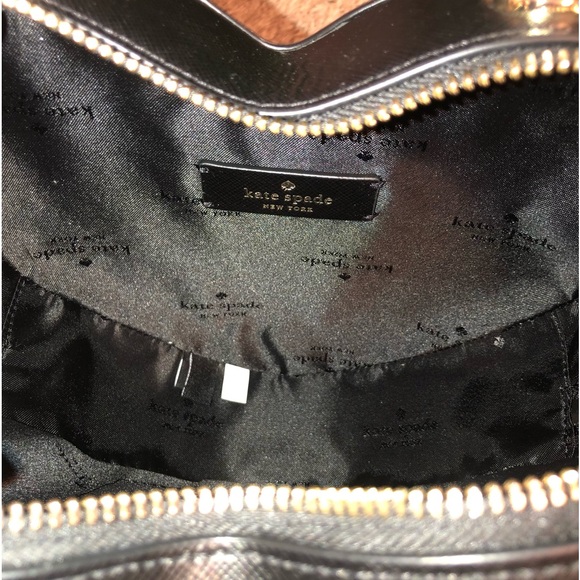 NWT-Kate Spade-Love Shack Heartđź–¤Crossbody-Faux Pearl Handle-Strap-Black-$399 - Picture 9 of 16